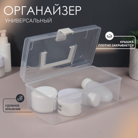 Organizer with a 1 Sectic lid 23*13*9.5cm transparent/BEN V/u UKL QF