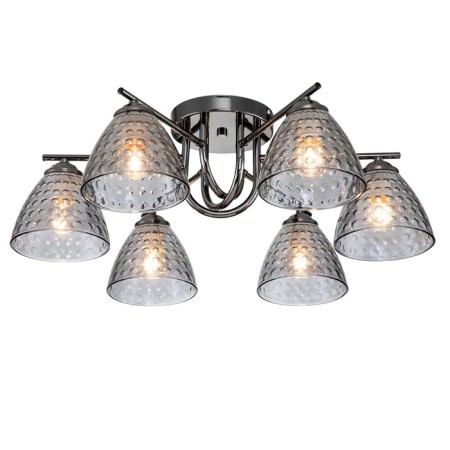 Ceiling lamp 6x60W E27, size 56x56x20 cm