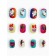 Baby overhead nails "Adventure", 12 pcs