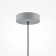 Suspended lamp Maytoni Mod167PL-01GR, 1HE27, 40W, 15.5x318 cm, gray color gray