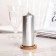 Candle "Column", silver, 5.5 × 15cm