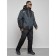 Male winter ski costume, size 56, dark gray color