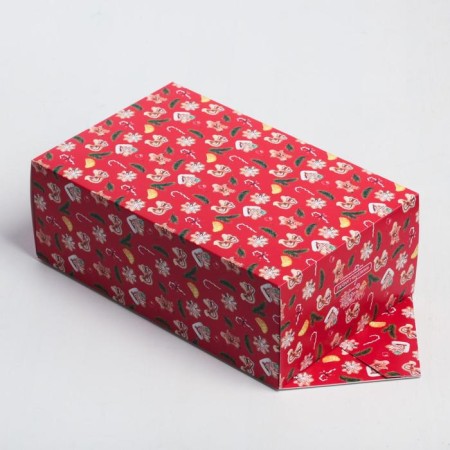 The prefabricated box - Happy New Year!, 18 x 28 x 10 cm, New Year-2