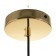 Lamp Bayerlux "Retor" E27 40W gold 24.5x24.5x37.5-137 cm