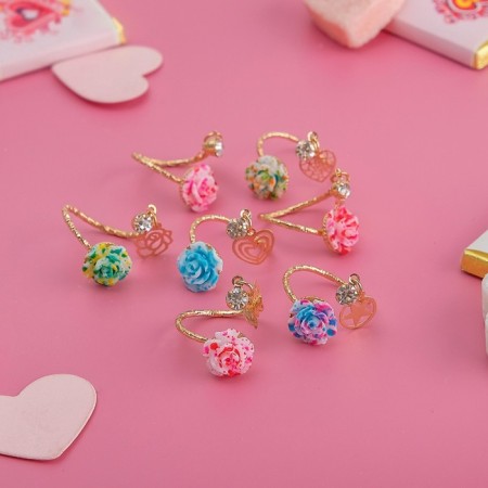 Children's ring "chosen" rose, shape mix, color mix-1