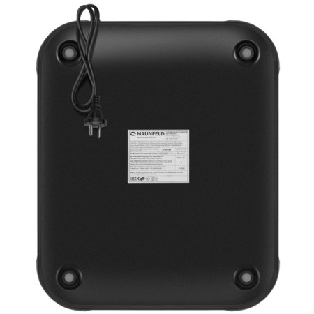 Maunfield Efi301TBK tile, 2000 watts, 1 burner, timer, sensor, black-5