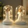 Souvenir Polystone Light "Angel with Flower/Prays" MIX 7x7x11.5 cm