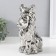 Souvenir Ceramics "Leo in the Crown" silver 17x12x26 cm