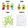 Set for creativity "Set of beads: avocados"