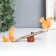 Polystone souvenir "Squirrels on the swing" 7.2x15.3x3.5 cm