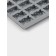 Form for baking and mousse desserts Konfinetta "Cheese", silicone, 20 cells (5 × 3cm), 30 × 17.5 × 1.9 cm, gray
