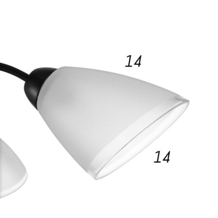 Chandelier 1086/5BK 40W E27 Black 64x64x22 cm Bayerlux-4