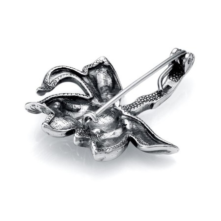 Brooch "Flower" Peony, Oxyding Stervation-1