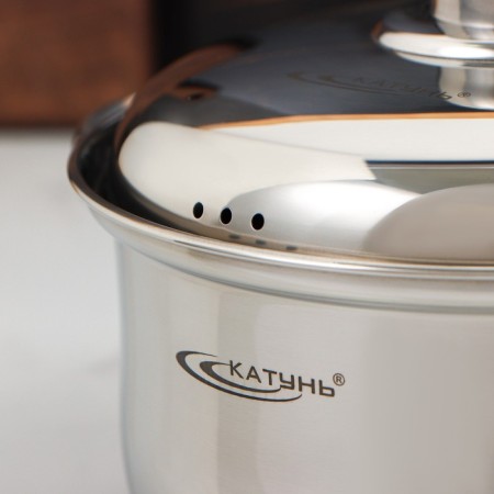Gretta pan, 2.5 l, d = 18 cm, capsule, metal cover, induction-2