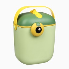 Container for baby food Dino 5, 800 ml., Green color