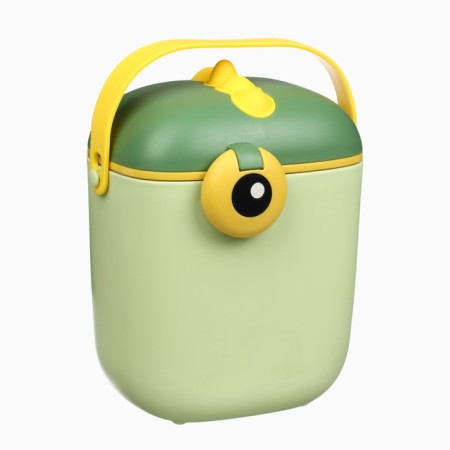 Container for baby food Dino 5, 800 ml., Green color