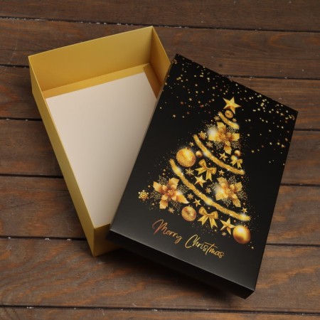 The box is folding, the cover is, "Merry Christmas" 30 x 20 x 9 cm-2