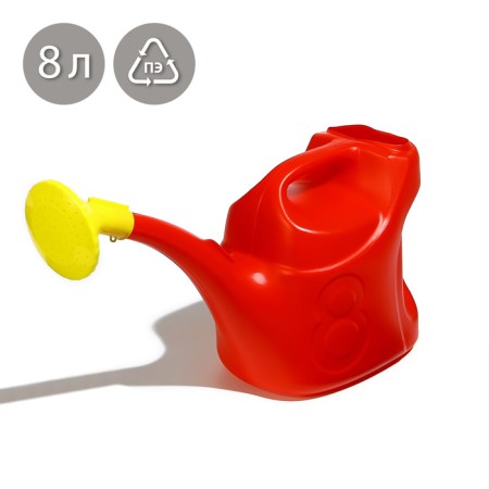 Watering can, 8 l, with a dispatcher, nose d = 25 mm, color mix-4