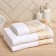 Trick Love Life "Leaves" 70*140 cm, white, 100% HL, 360 g/m2