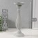 Summary of the tree on 1 candle "Elegant" light gray 12.5x12.5x33.5 cm