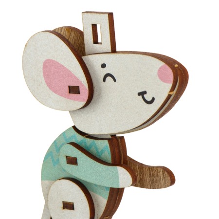 New Year's prefabricated pendant on the Christmas tree "New Year! Mouse "-3