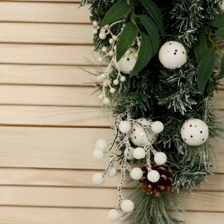 Fir tree decor Wall "Cozy Fairy Tale" Balls of Balls, 60 cm-1