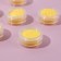 A set of sparkles for decor, small grinding, yellow color, 6 pieces
