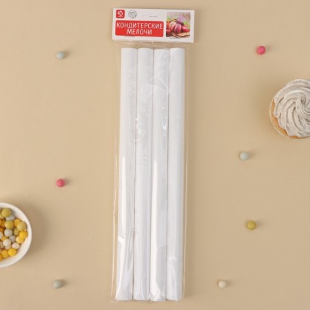 A set of dowels for confectionery products of the share, 4 pcs, D = 1.8 cm, 30 cm-3