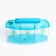 Aquarium set is three -section, with LED backlight, 2.55 l, blue