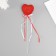 Decor for creativity "Love" length 20 cm, red