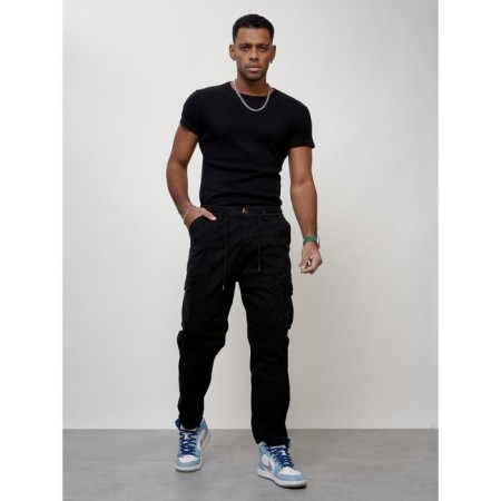 Cargo jeans, size 44-46, black color-8