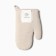 Ethel "Home" mittens, beige color, 26x16 cm, 50%HL, 50%flax