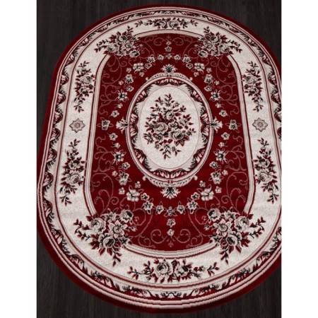Oval carpet Merinos gavana, size 180x250 cm, color Red