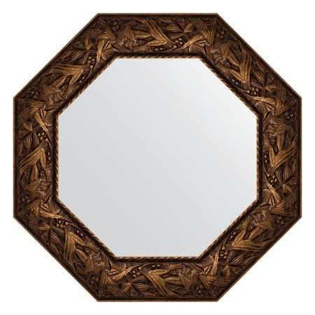 Mirror in the baguette frame, Byzantium bronze 99 mm, 63x63 cm