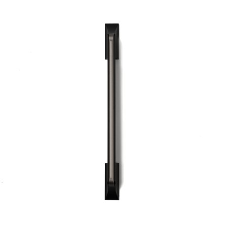 Cappio bracket handle, aluminum, m/o 128 mm, black color with gray insert-3