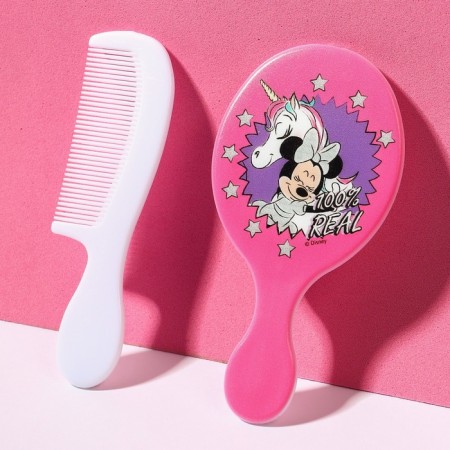 Gift set: comb and mirror "Unicorn", Minnie Mouse-4