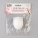 Clay egg, 4 × 4 × 6 cm, white color