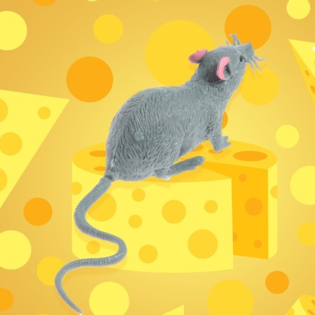 An animal figure stretching "mouse", mix-4