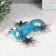 Souvenir Polystone "Little Haeckon" Blue 13x11x3 cm