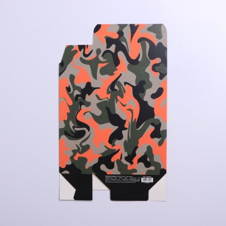 Gift folding box, packaging, Militari, 16 x 23 x 7.5 cm-3