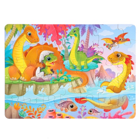 Maxi-Puzzles 2 in 1 “Unicorns + dinosaurs No. 3”, 35 and 35 elements-2