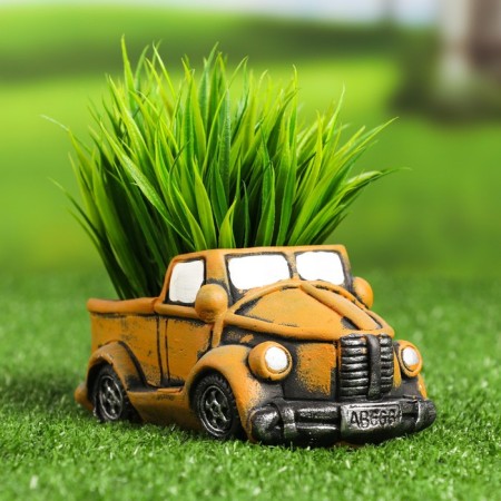 Pot "Truck" Beige, 15.4x9x8cm