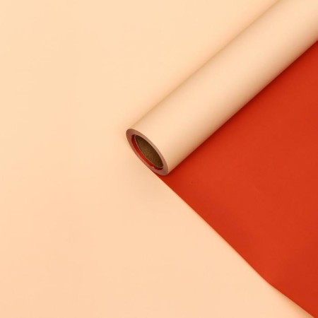 Matte, beige, red film, 0.58 x 10 m-1