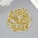 Decor for creativity Metal "Stars" gold set 300 pcs 0.6x0.6 cm