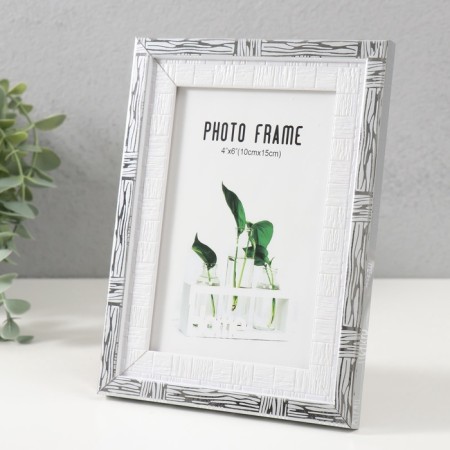 Photo frame plastic 10x15 cm "Double. Gray tree" 18.8x13.8x1.4 cm-2
