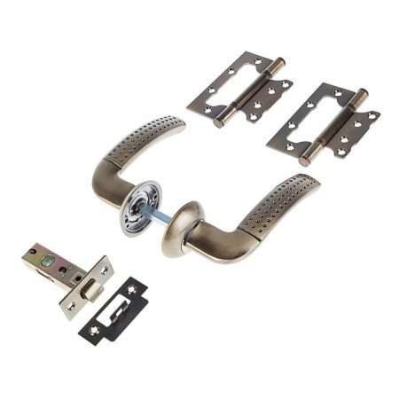 Set for the door "Factory of locks" SET 04-C 100 2H AB, color old bronze