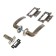 Set for the door "Factory of locks" SET 04-C 100 2H AB, color old bronze