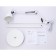 Floor lamp with a switch on the wire Ambrella Light, Floor, TR97641, E27, white color