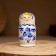 Doll "gzhel", white dress, 3 puppet, 9 cm