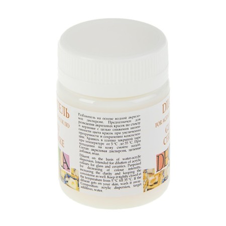 Dilunitor for acrylic paints on glass and ceramics 50 ml, ZHK Decola, 5828927-1